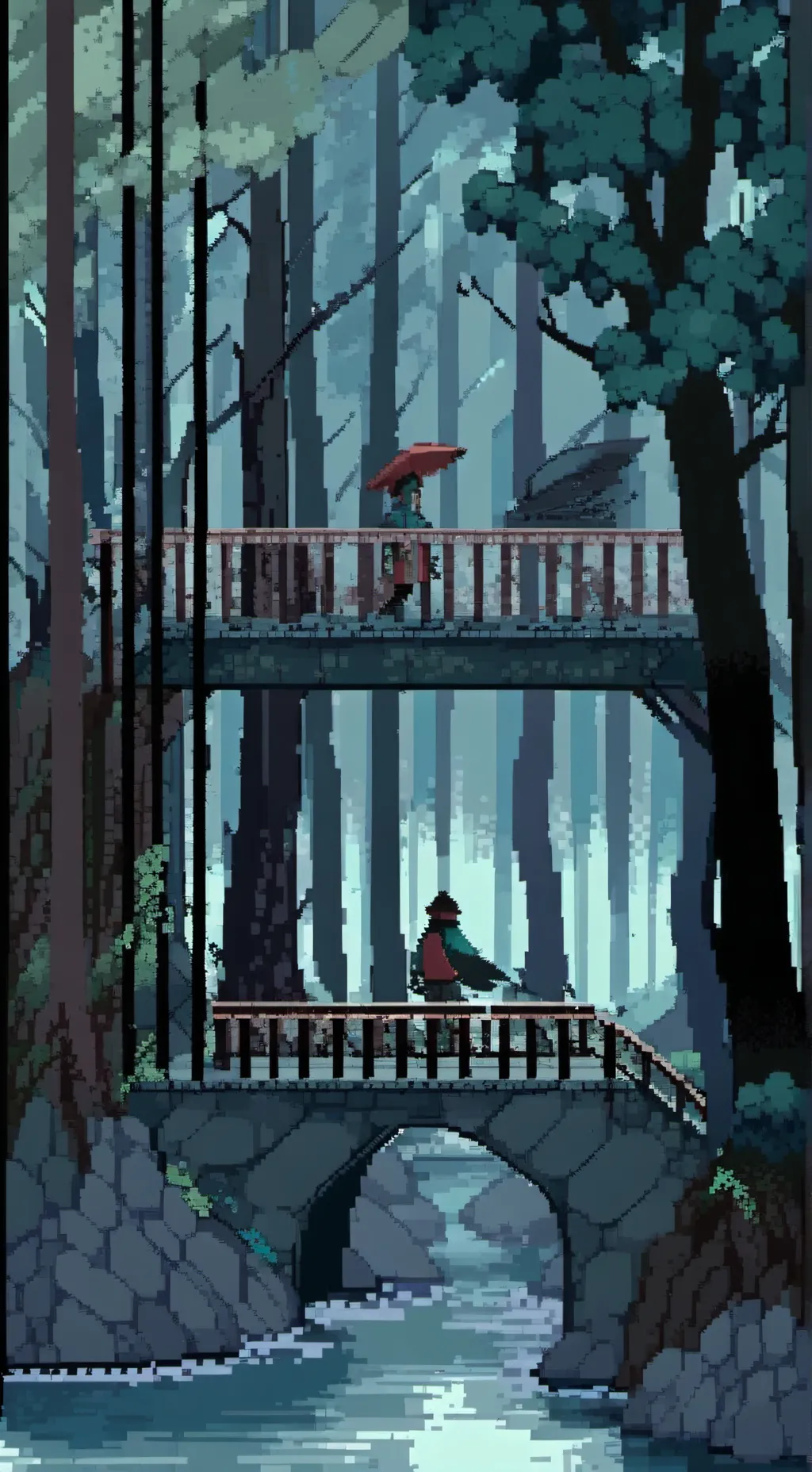 ai character: Forest. background