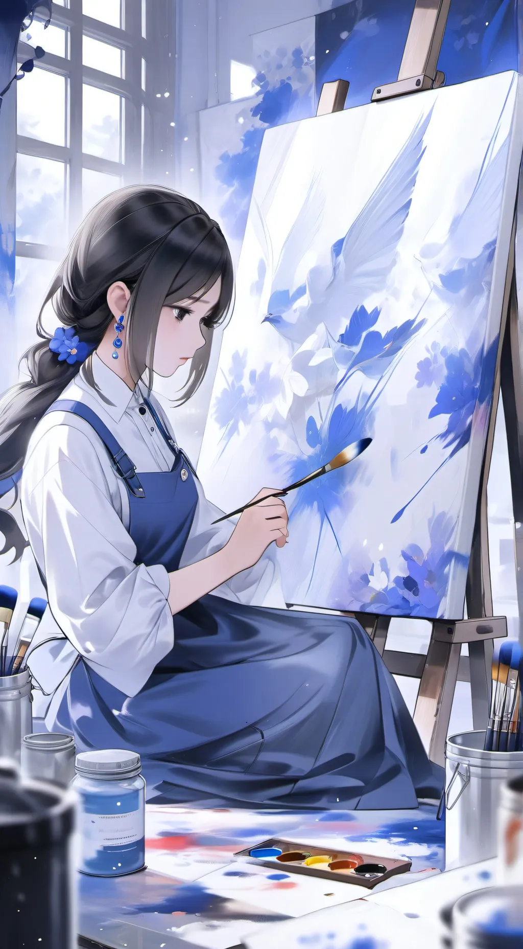 ai character: //•~Mia Nihika•~\\ background