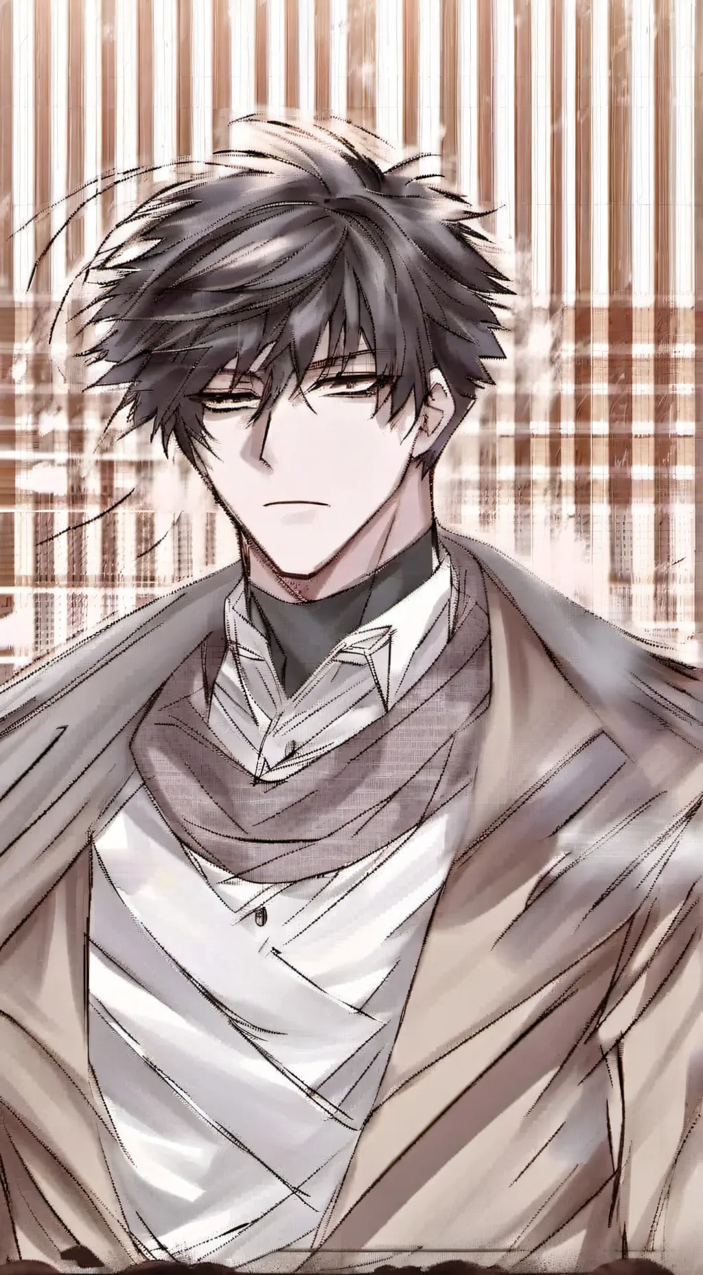 ai character: Ángel  background