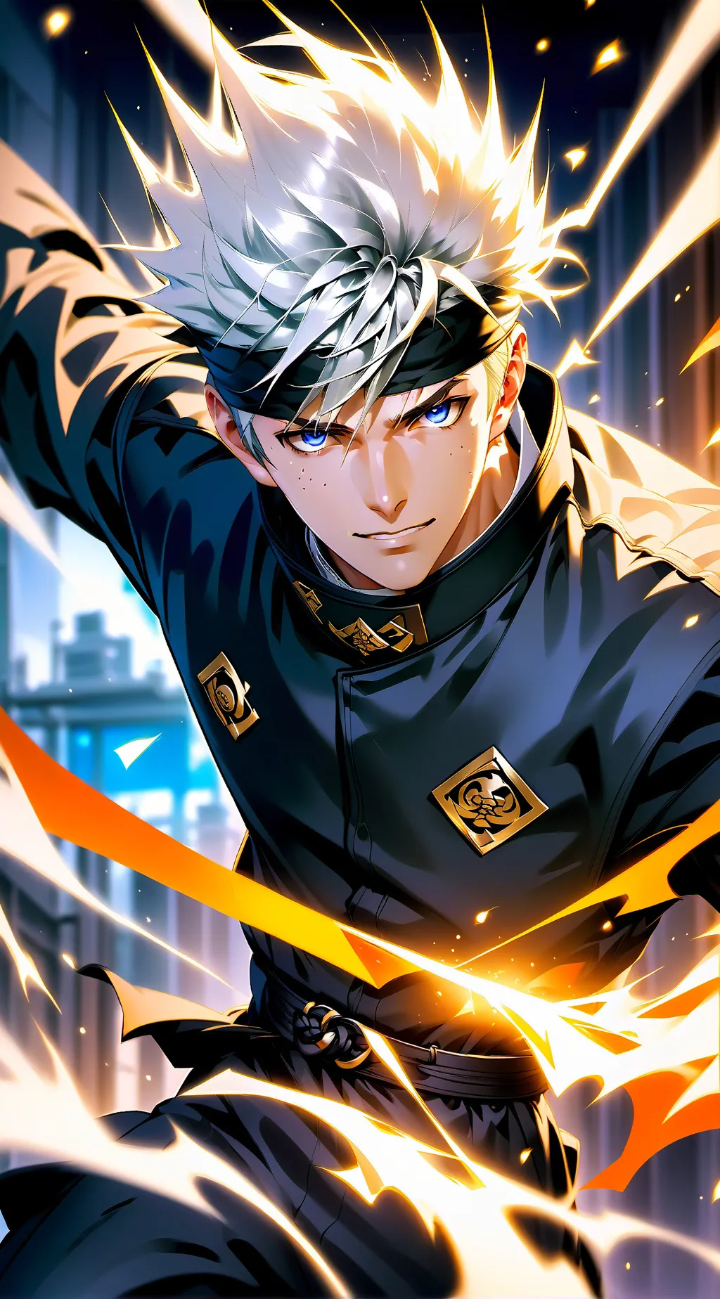 ai character: Gojo Satoru background