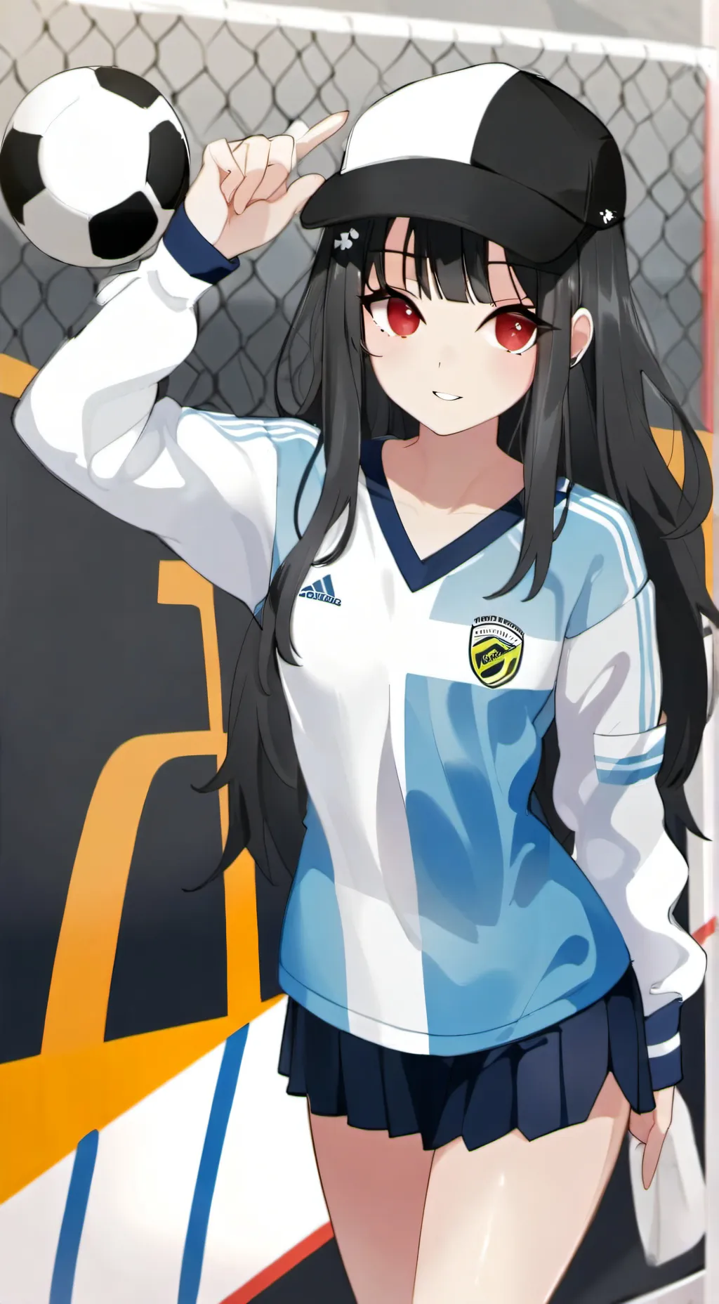 ai character: ⚽️ futbol ⚽️ background