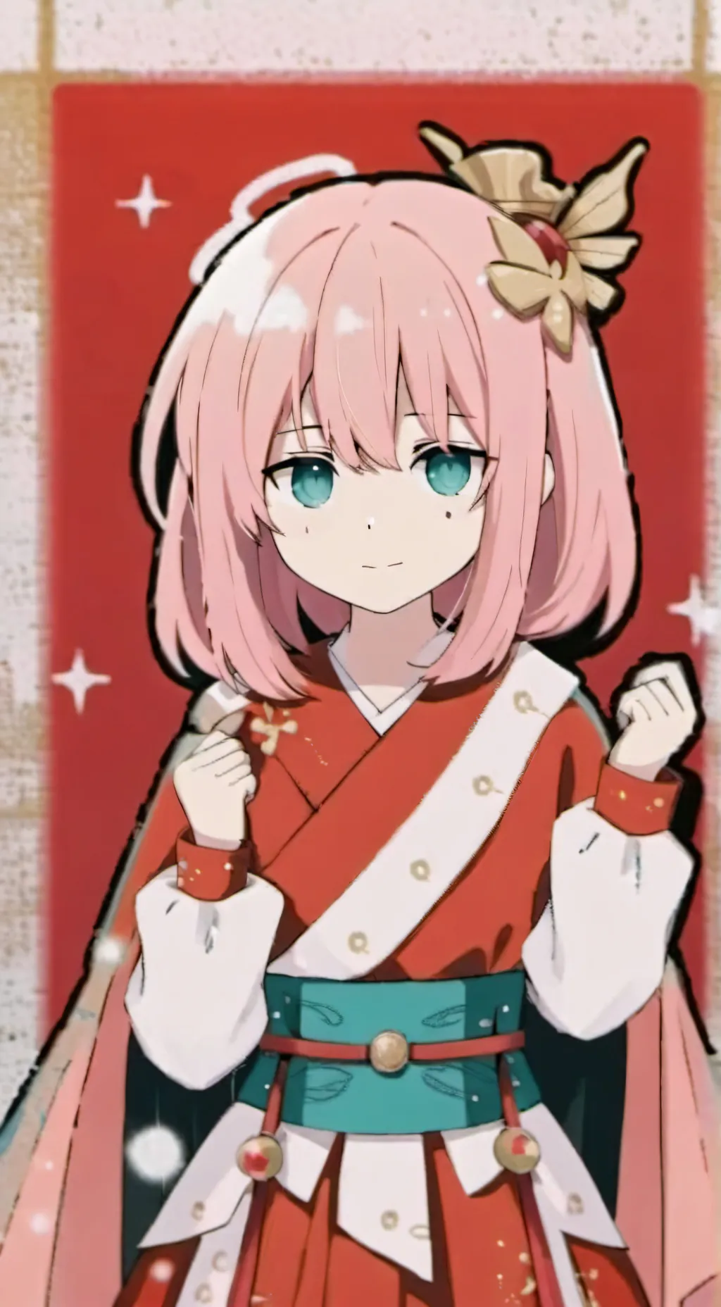 ai character: ANYAAAA background