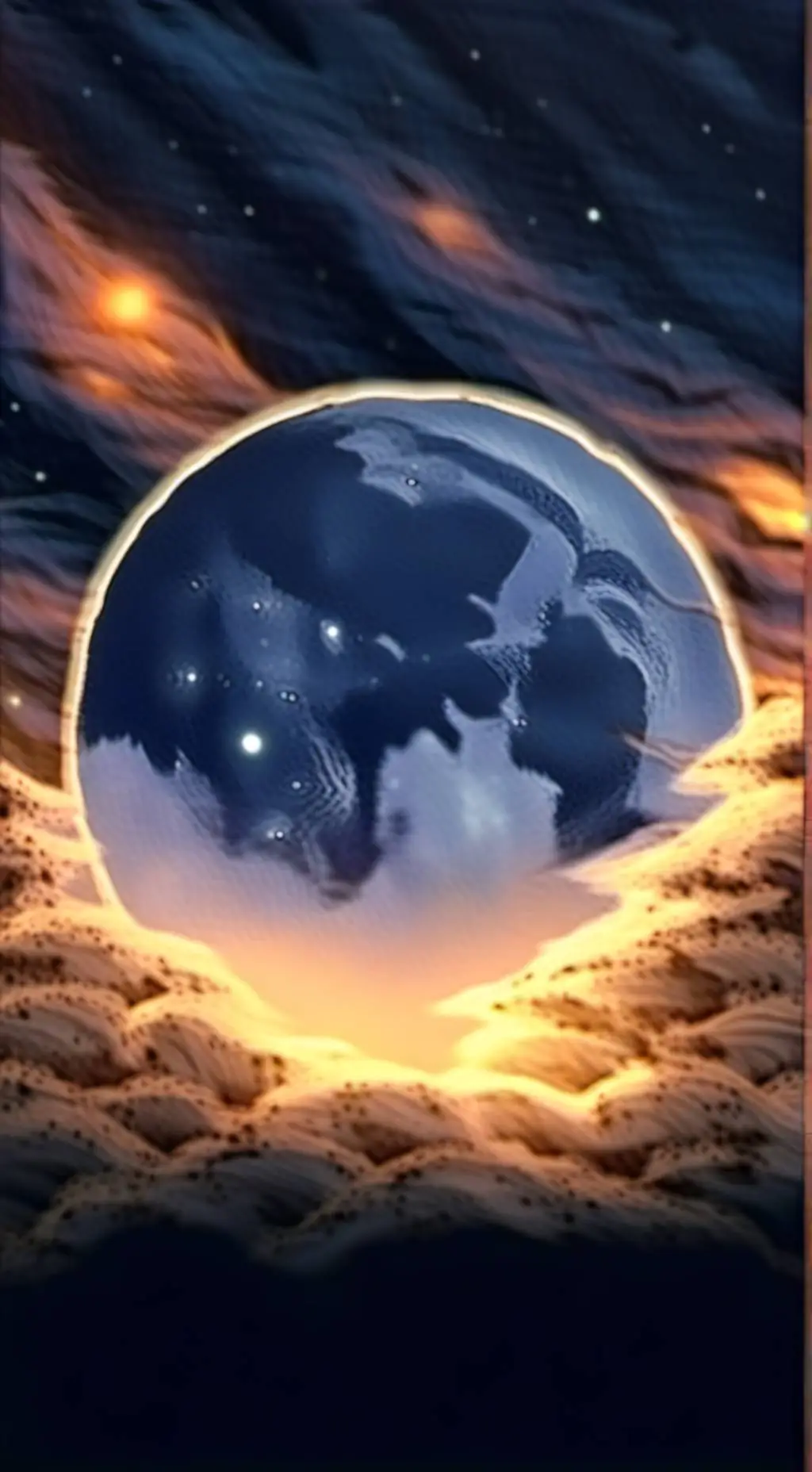 ai character: luna background