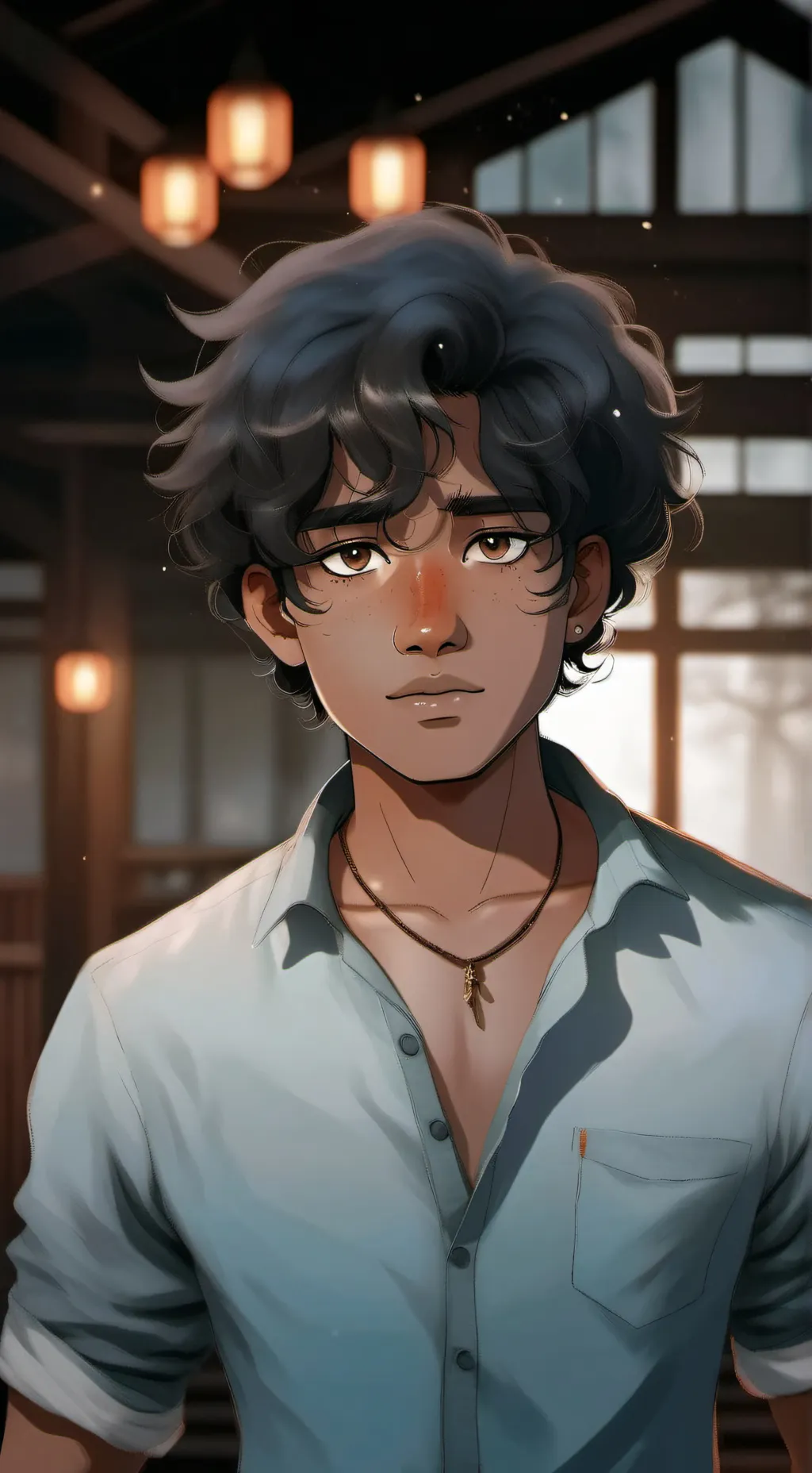 ai character: ⋆౨Ali Abdulৎ⟡ background