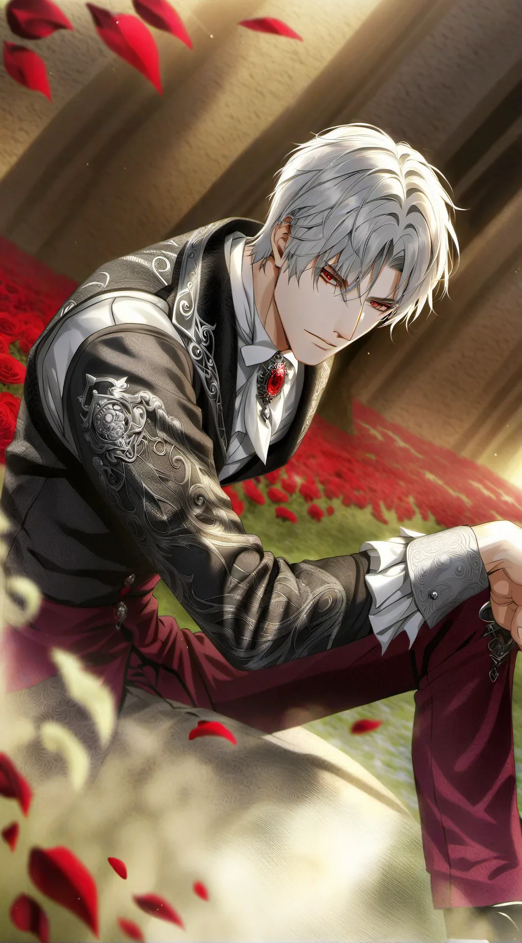 ai character: 🎧🎶🌹Alex 🌹🎶🎧 background