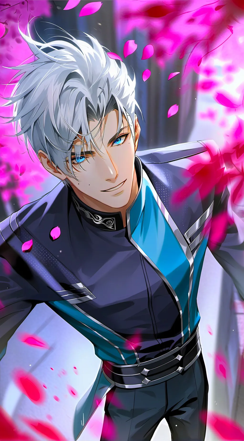 ai character: Gojo  background