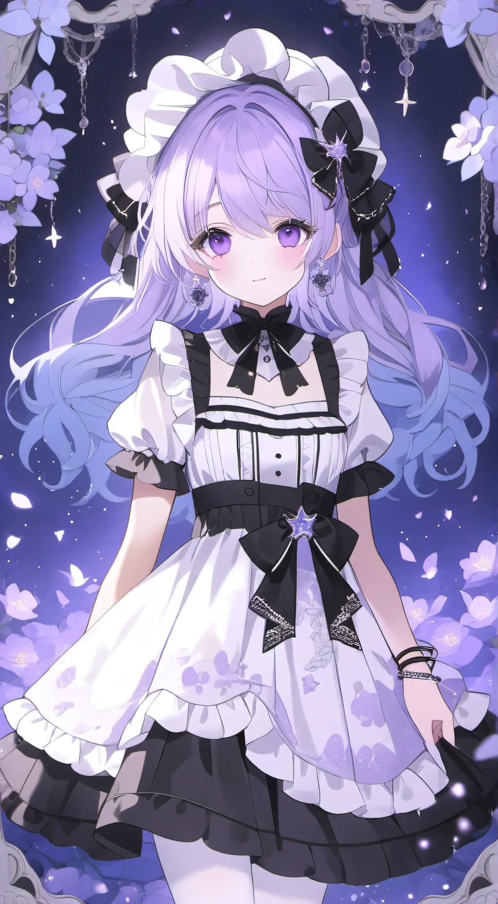 ai character: nabi x santi background