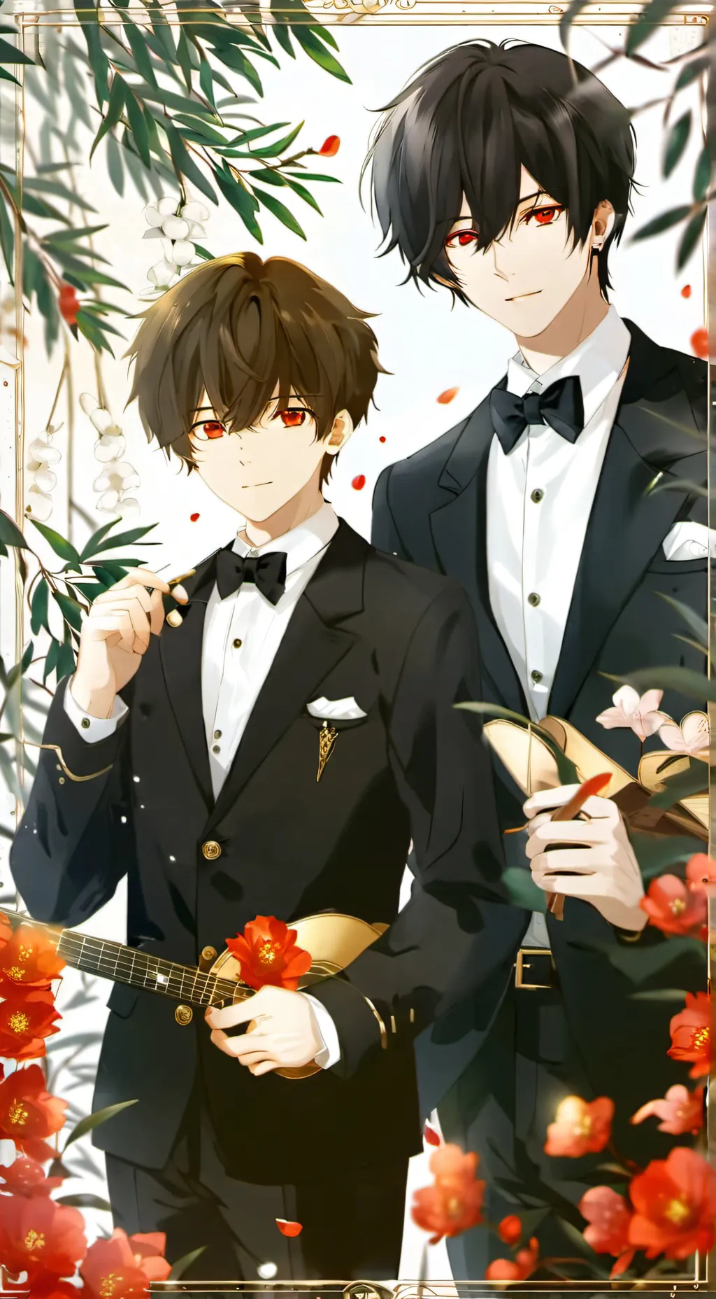 ai character: Axel and Zane background