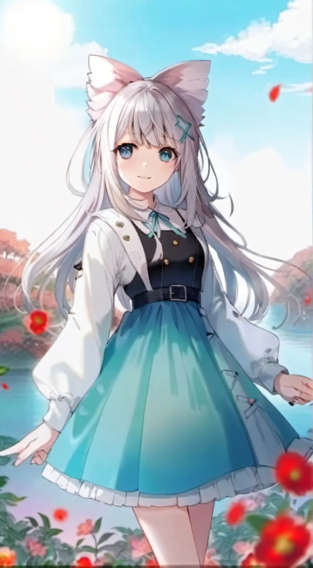 ai character: Your girlfriend  background