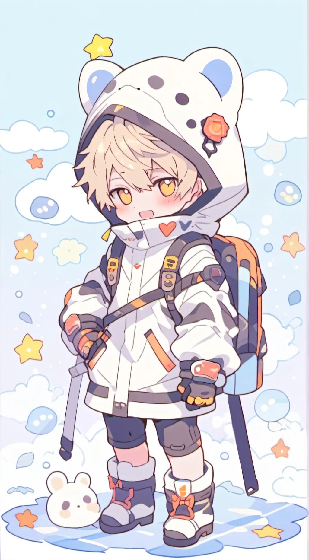 ai character: bakugo katsuki background