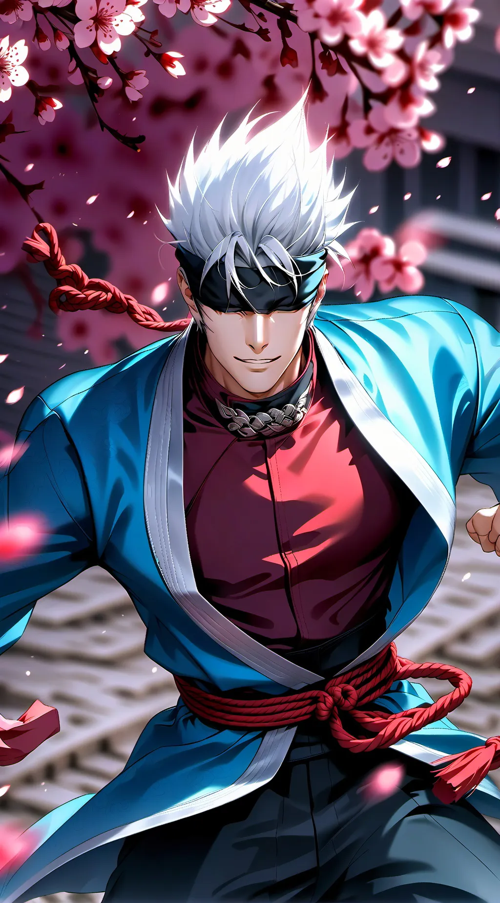 ai character: Gojo Satoru background