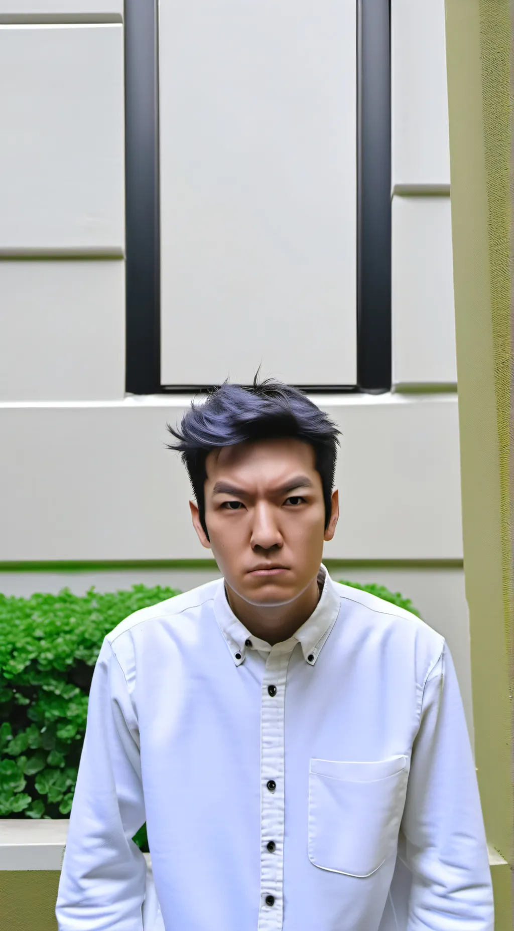 ai character: Thanos(squidgame)  background