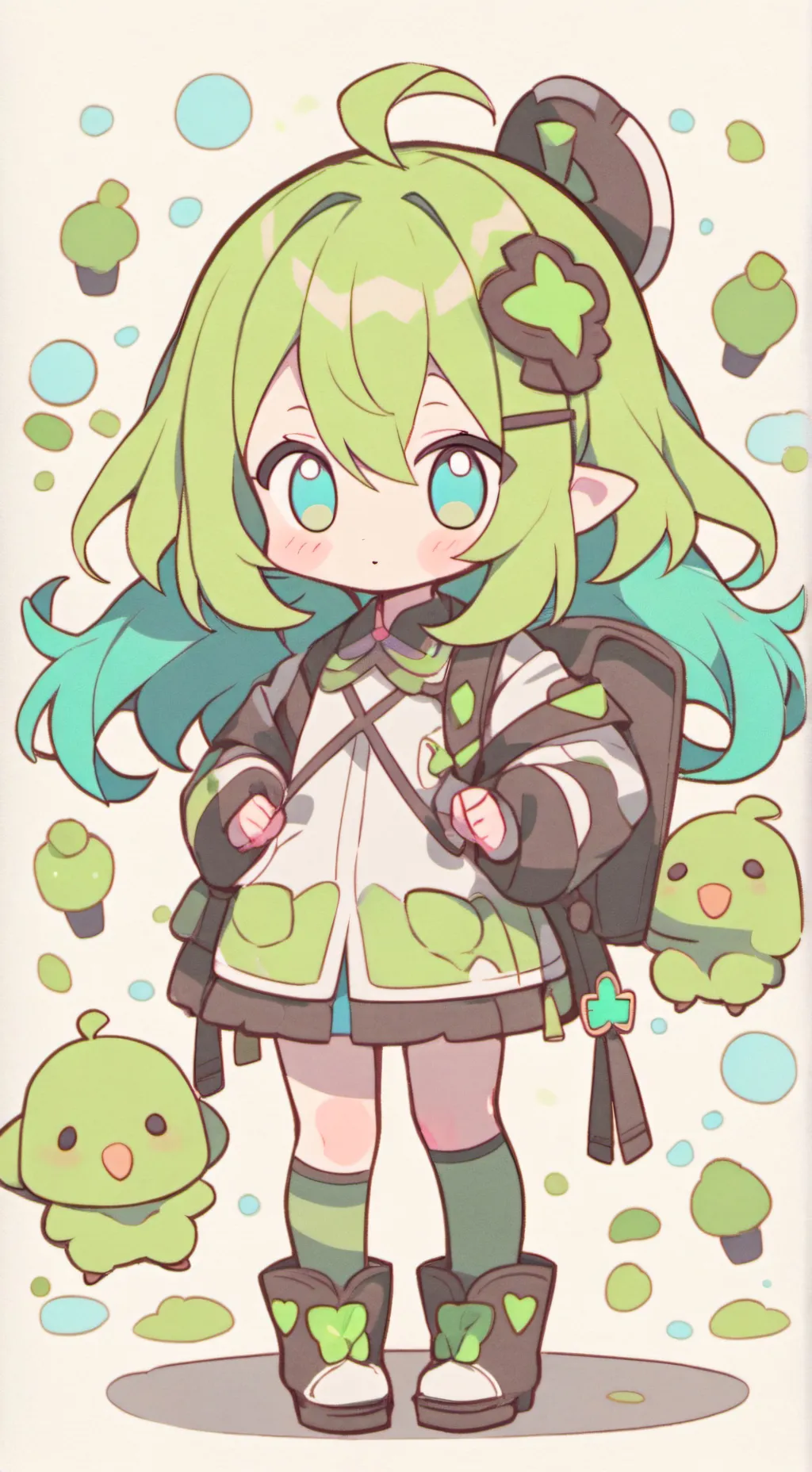 ai character: сестричка background