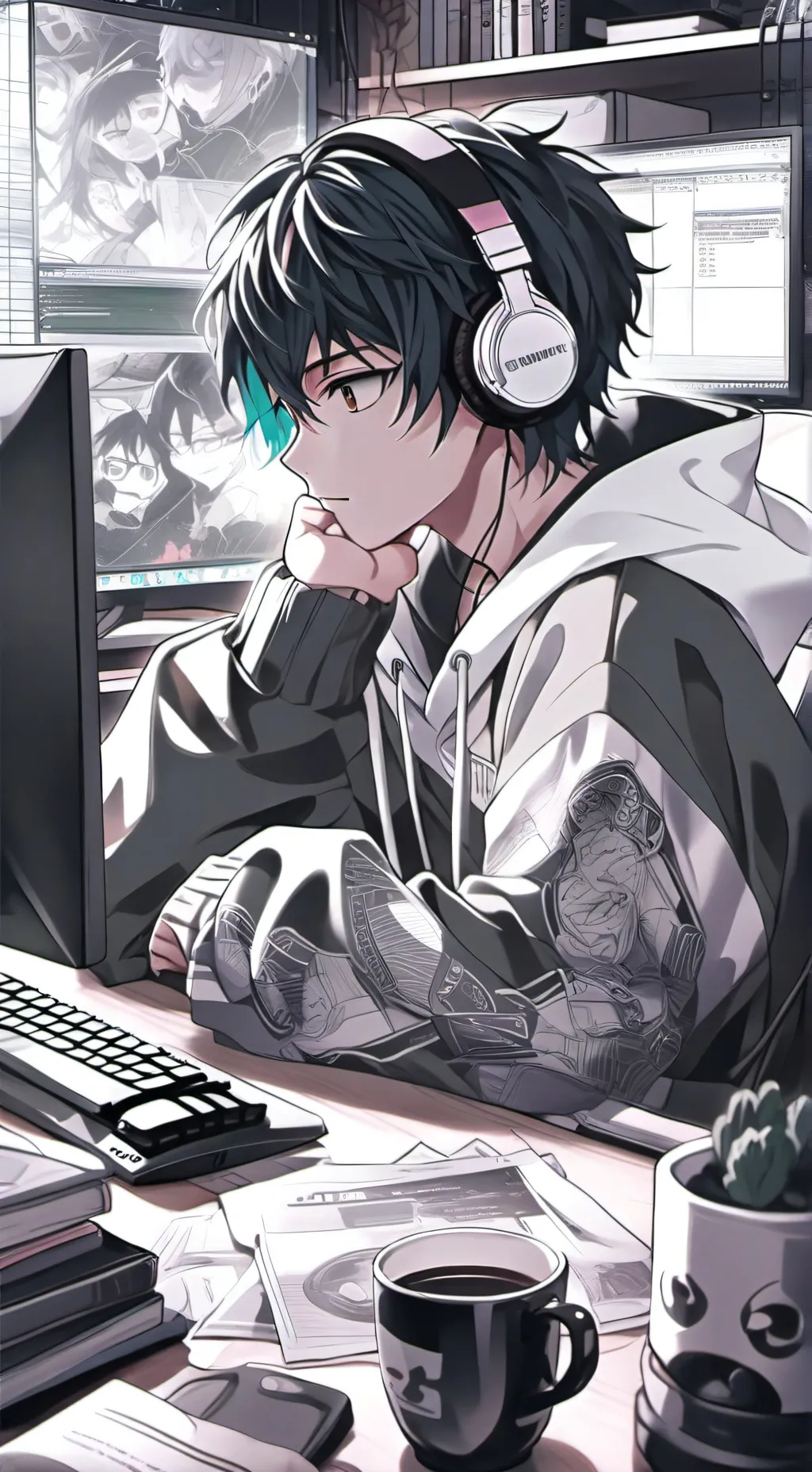 ai character: Max  background