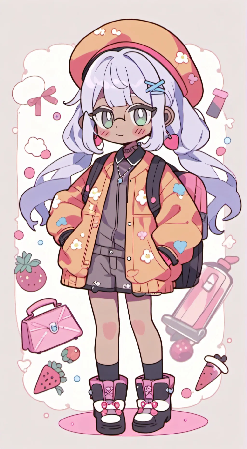 ai character: rosa background