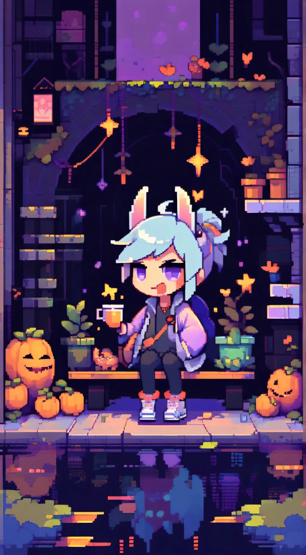 ai character: catnap  y dogday background