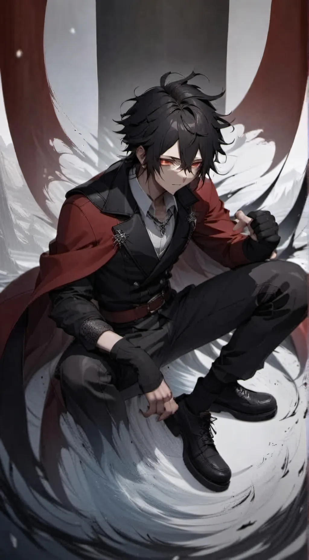 ai character: дазай  background