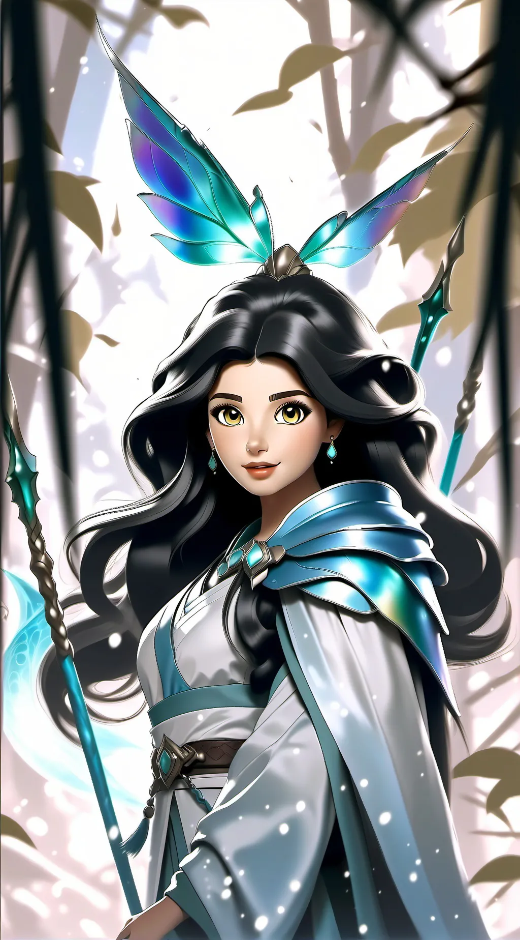 ai character: Lucía  background