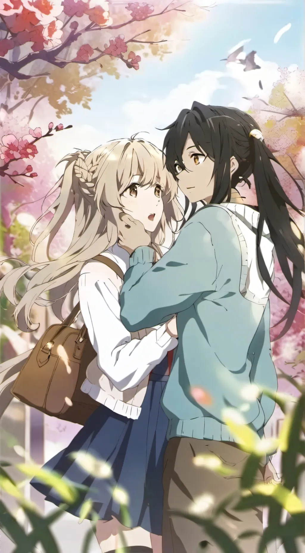 ai character: Ariana Yandere Gf background