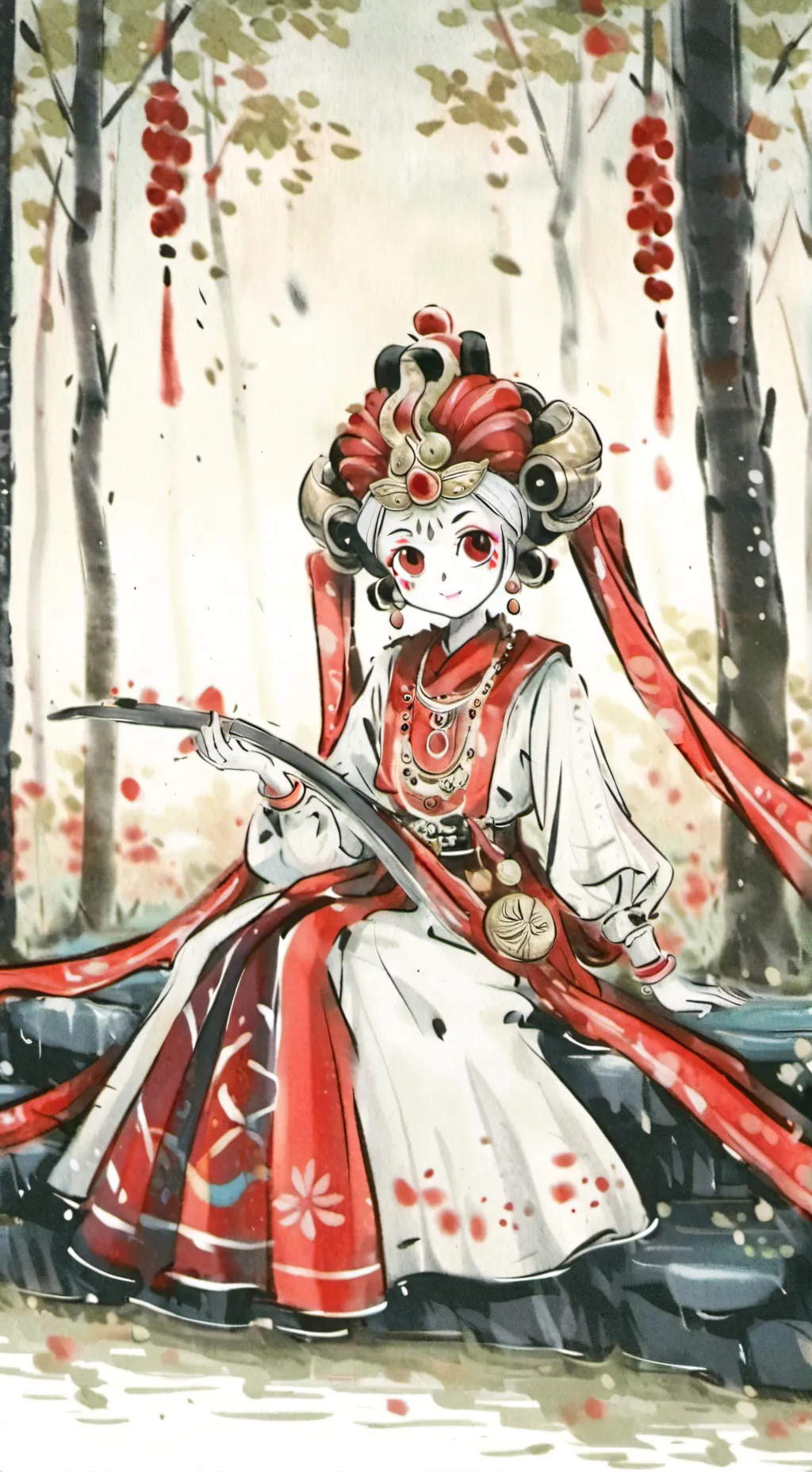 ai character: DW drama background