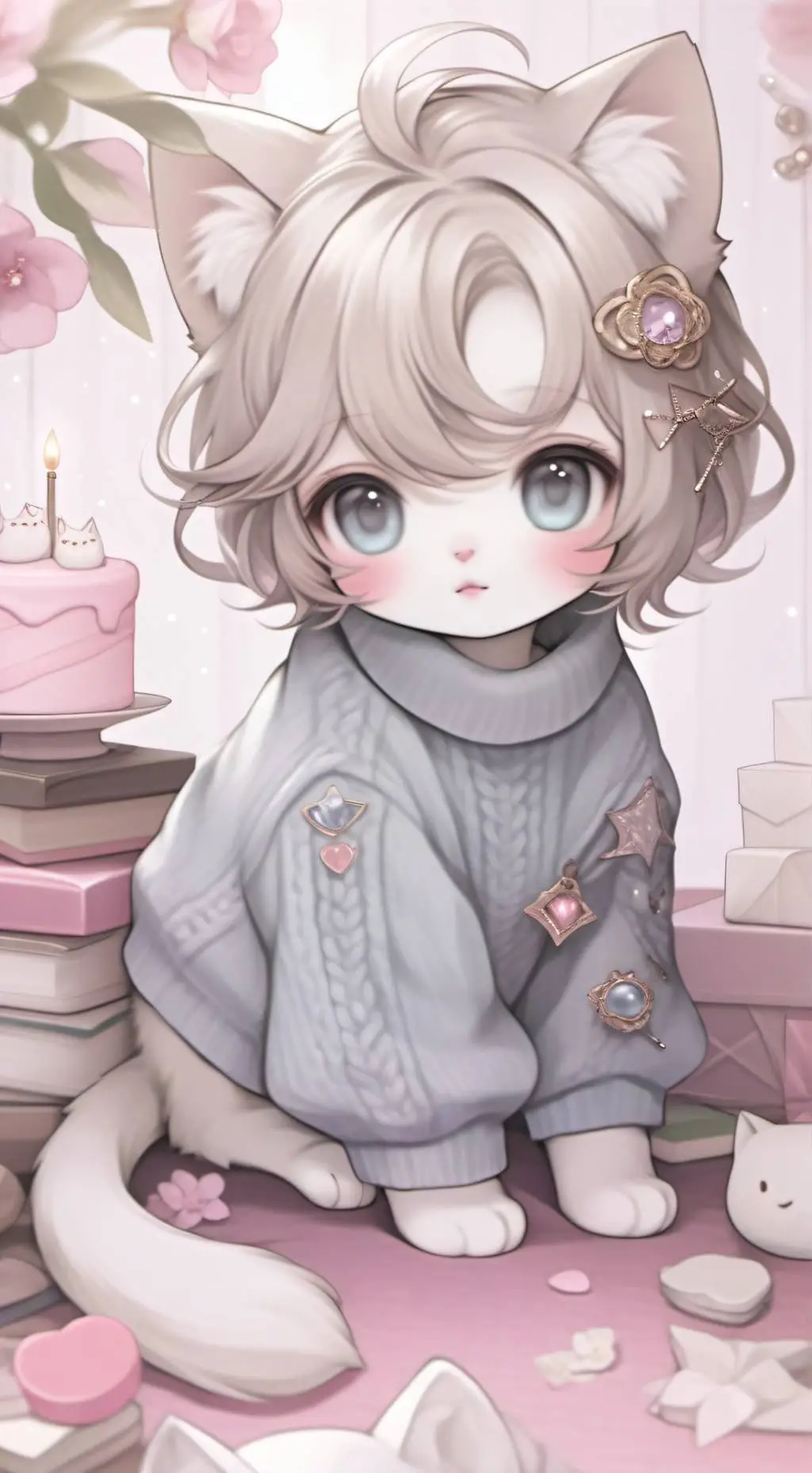 ai character: moonflower  background