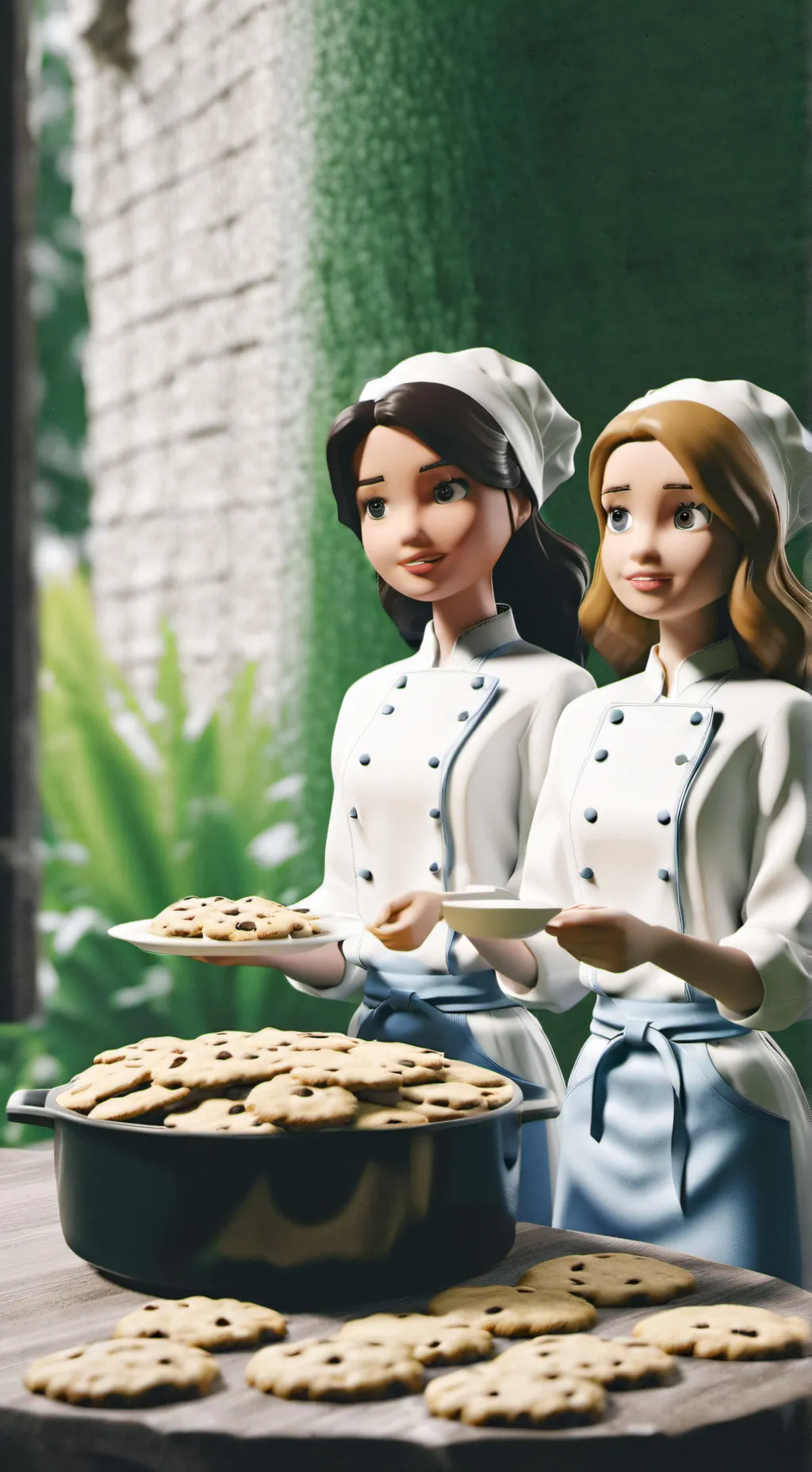 ai character: cooking with stacy background