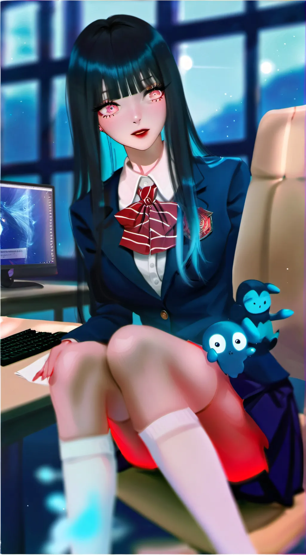 ai character: Mizuki background