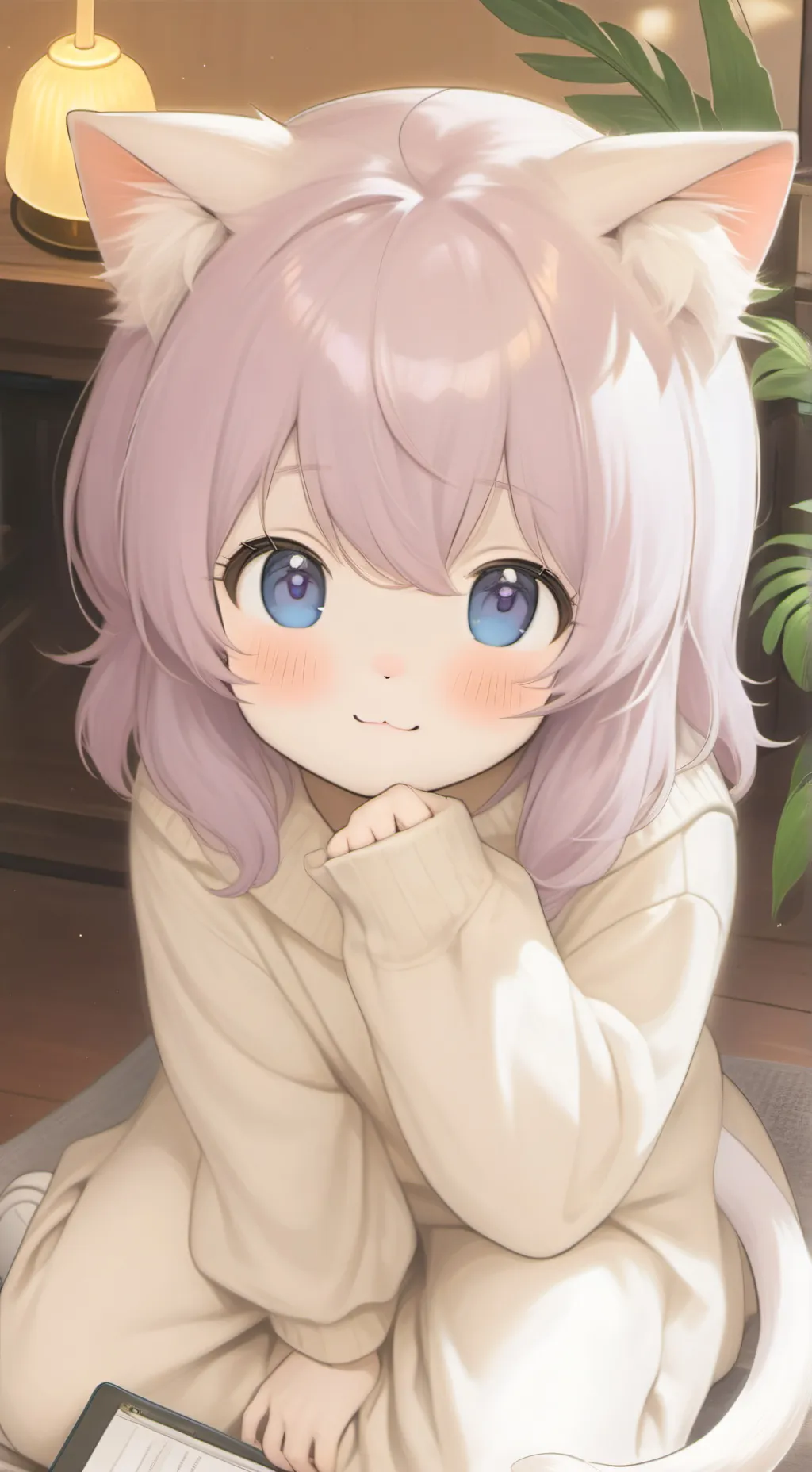 ai character: furry background