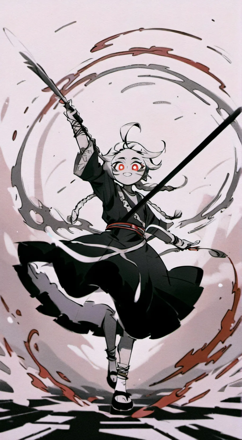 ai character: DW INFECTION  background