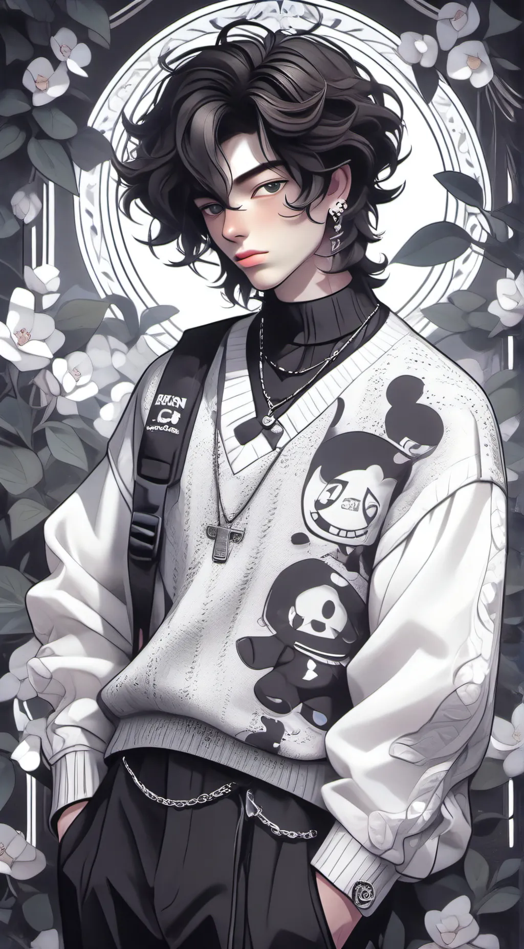 ai character: Axel  background