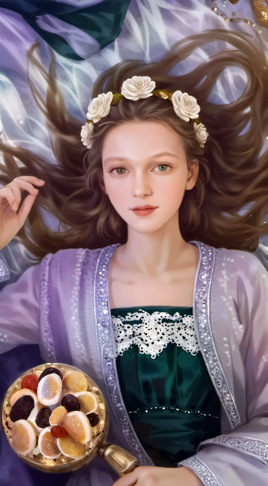 ai character: Lila background