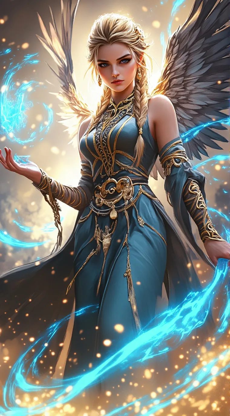 ai character: daughter of god background