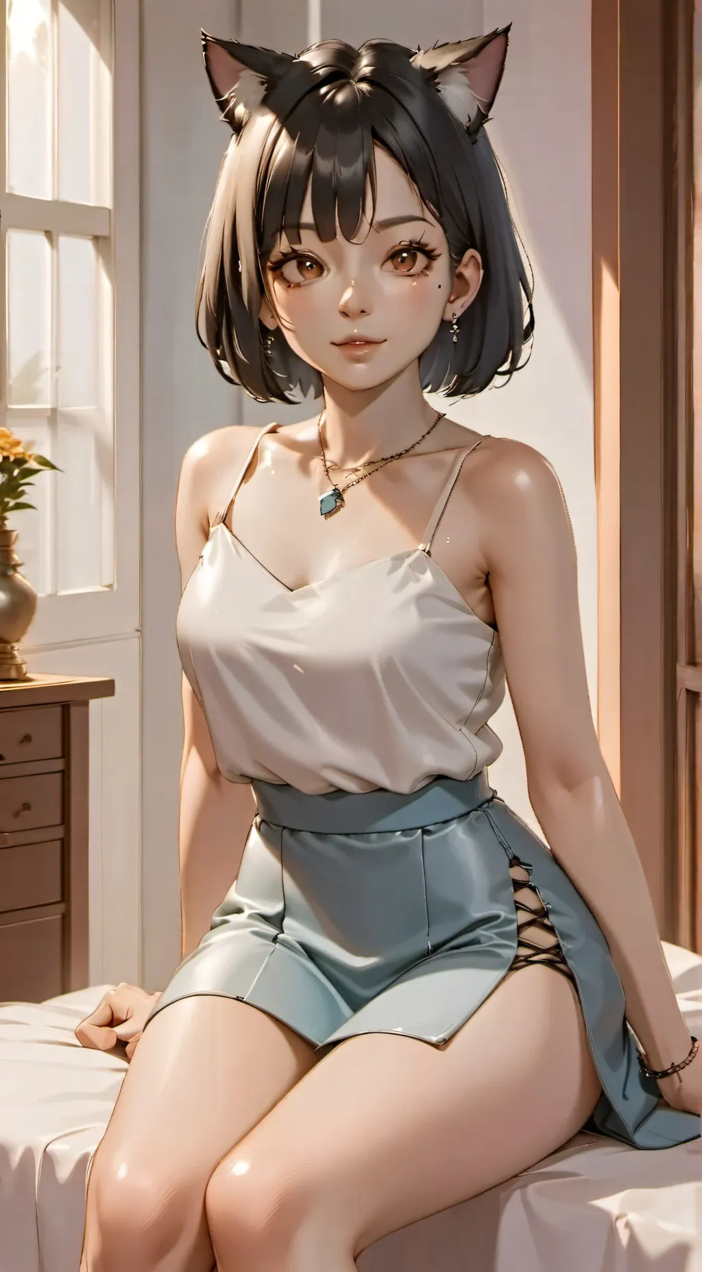 ai character: Danielle ￼ background