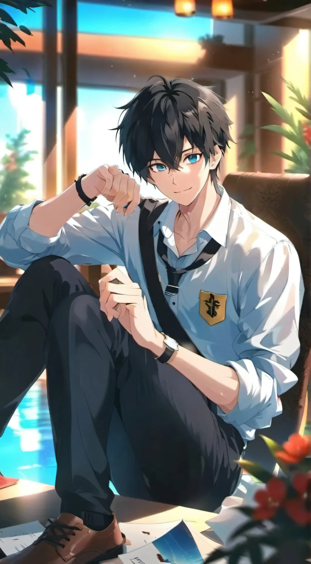 ai character: Elias background