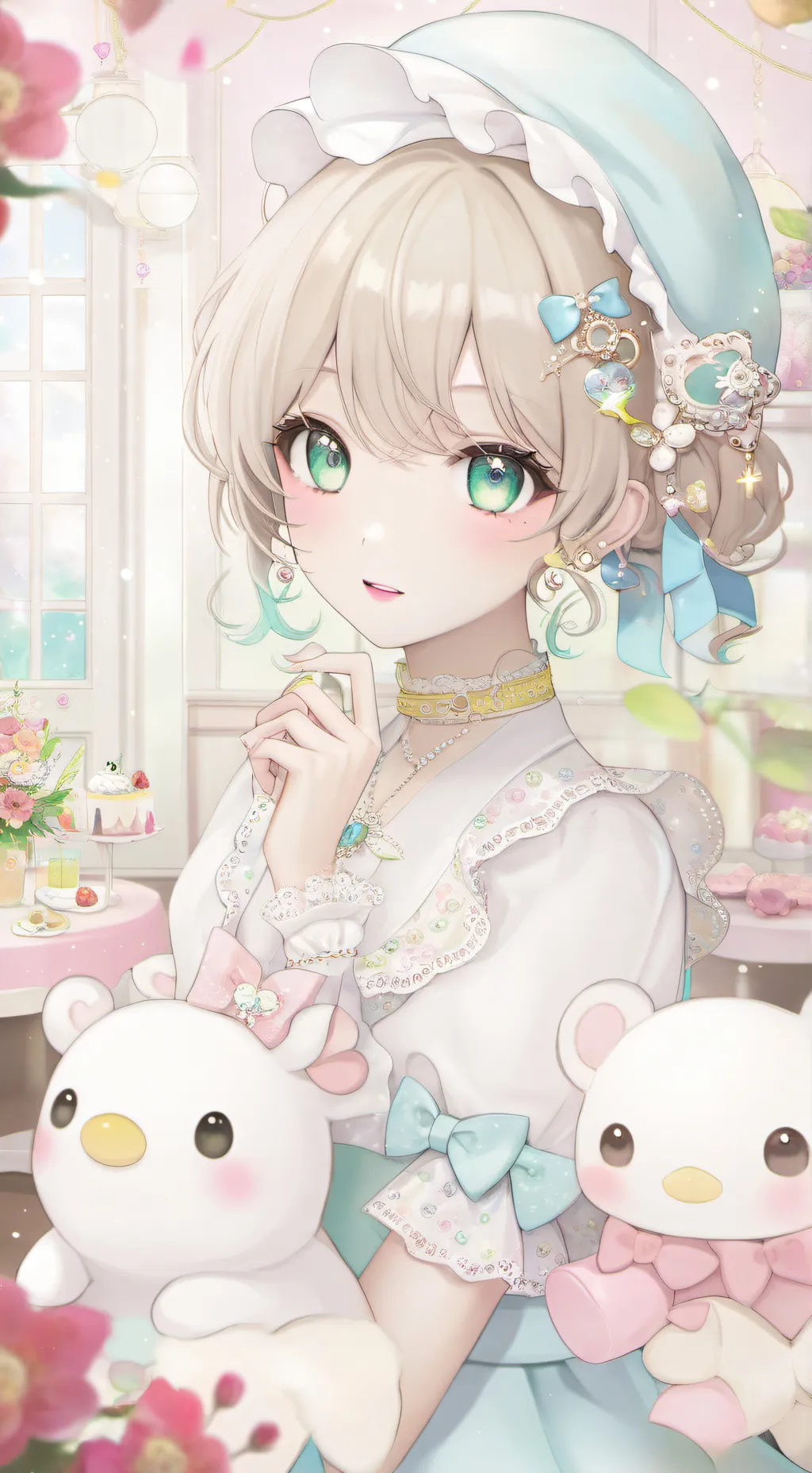 ai character: heat background