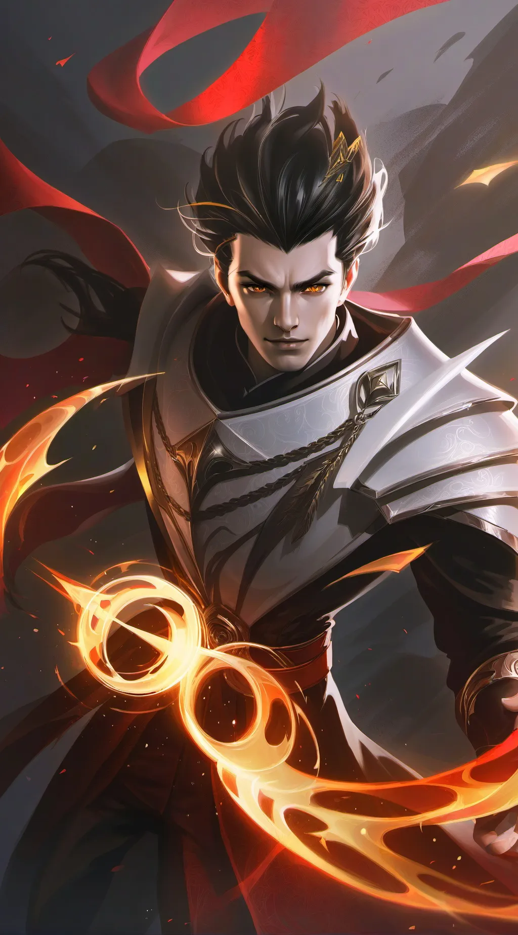 ai character: Крен background