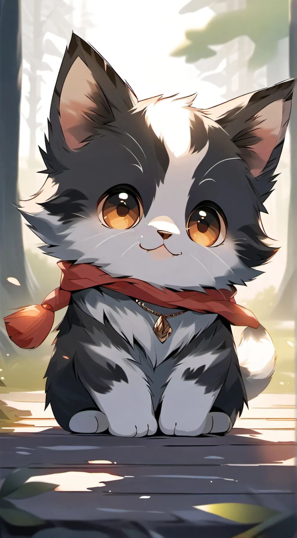 ai character: luna background