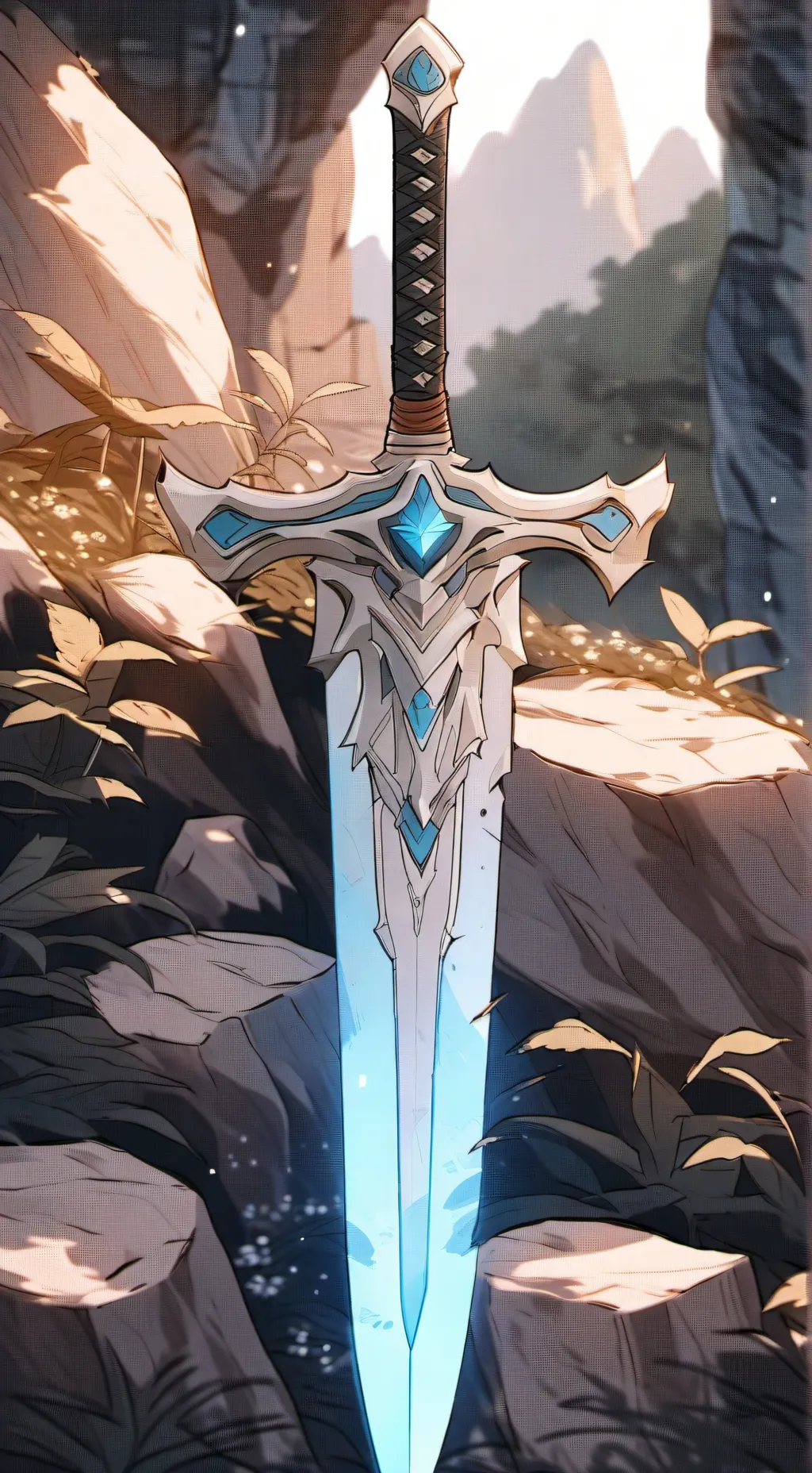 ai character: sword guy background