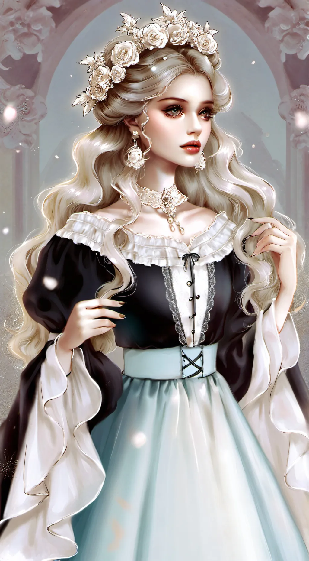 ai character: Sylvia Ravencrest background