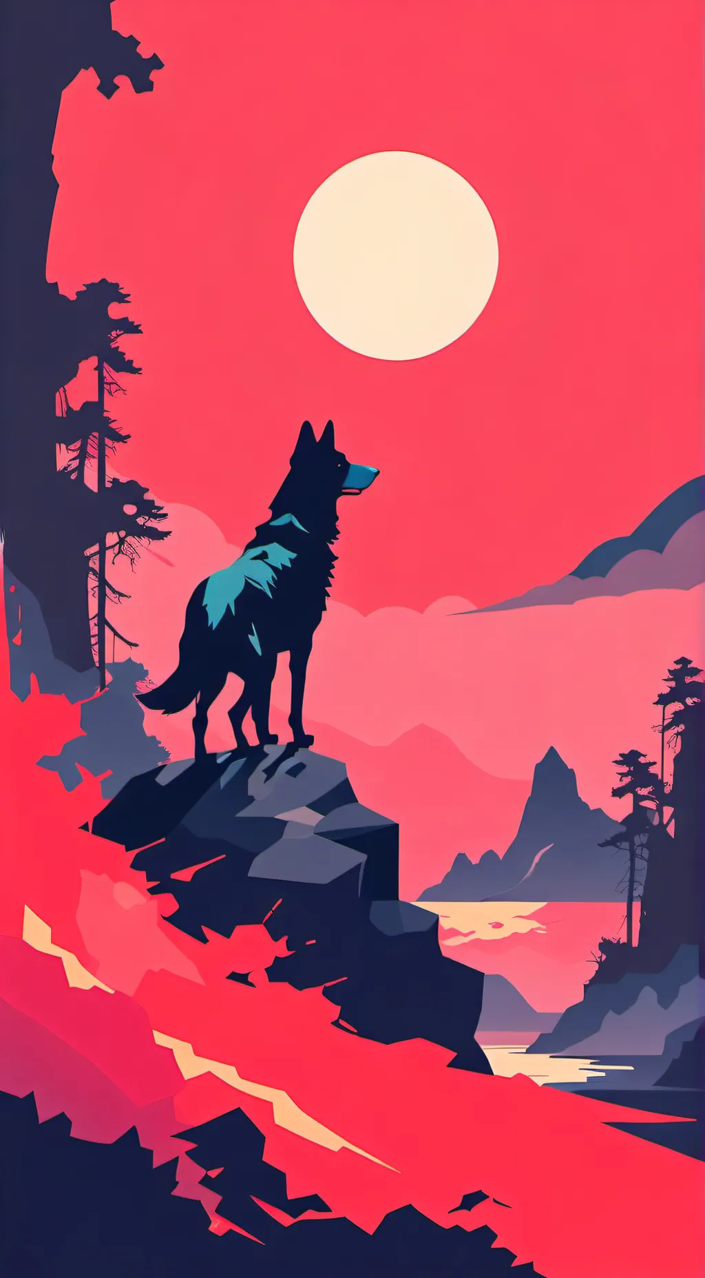 ai character: 1 or 2 Sun or Moon background