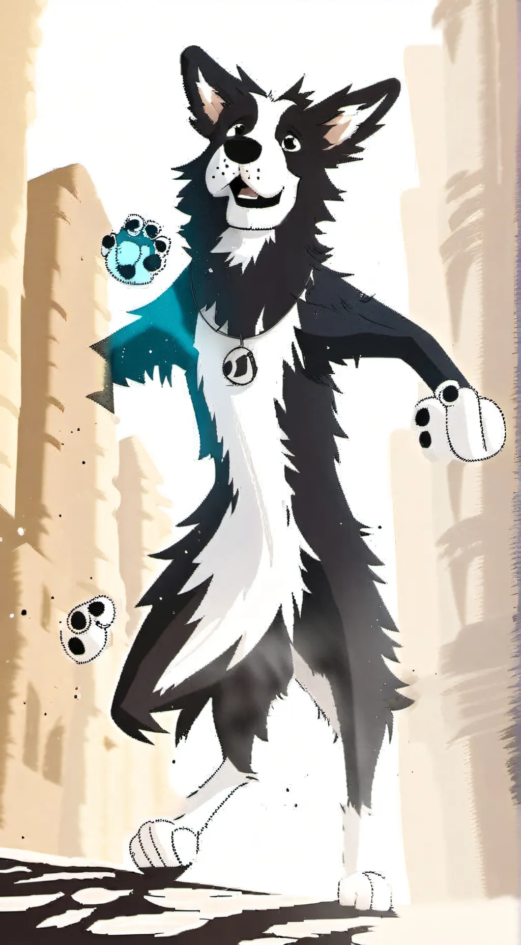 ai character: Mackenzie (bluey) background