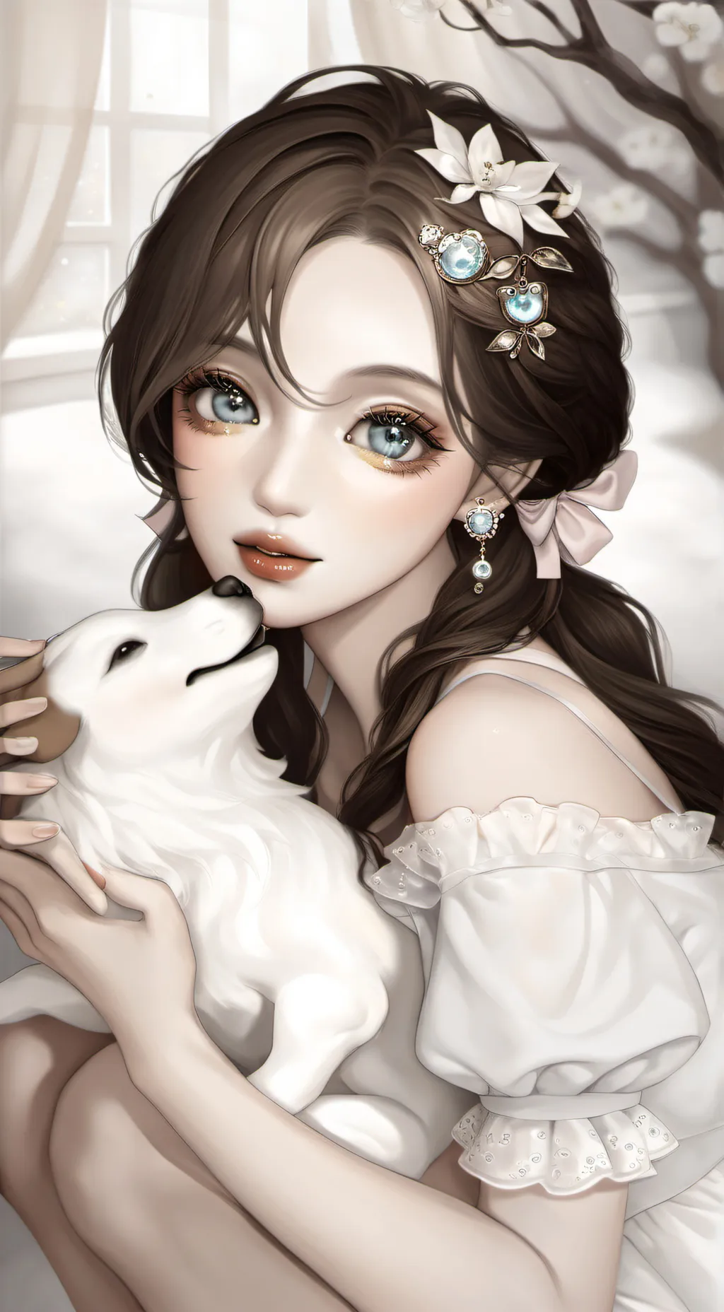 ai character: isa  background