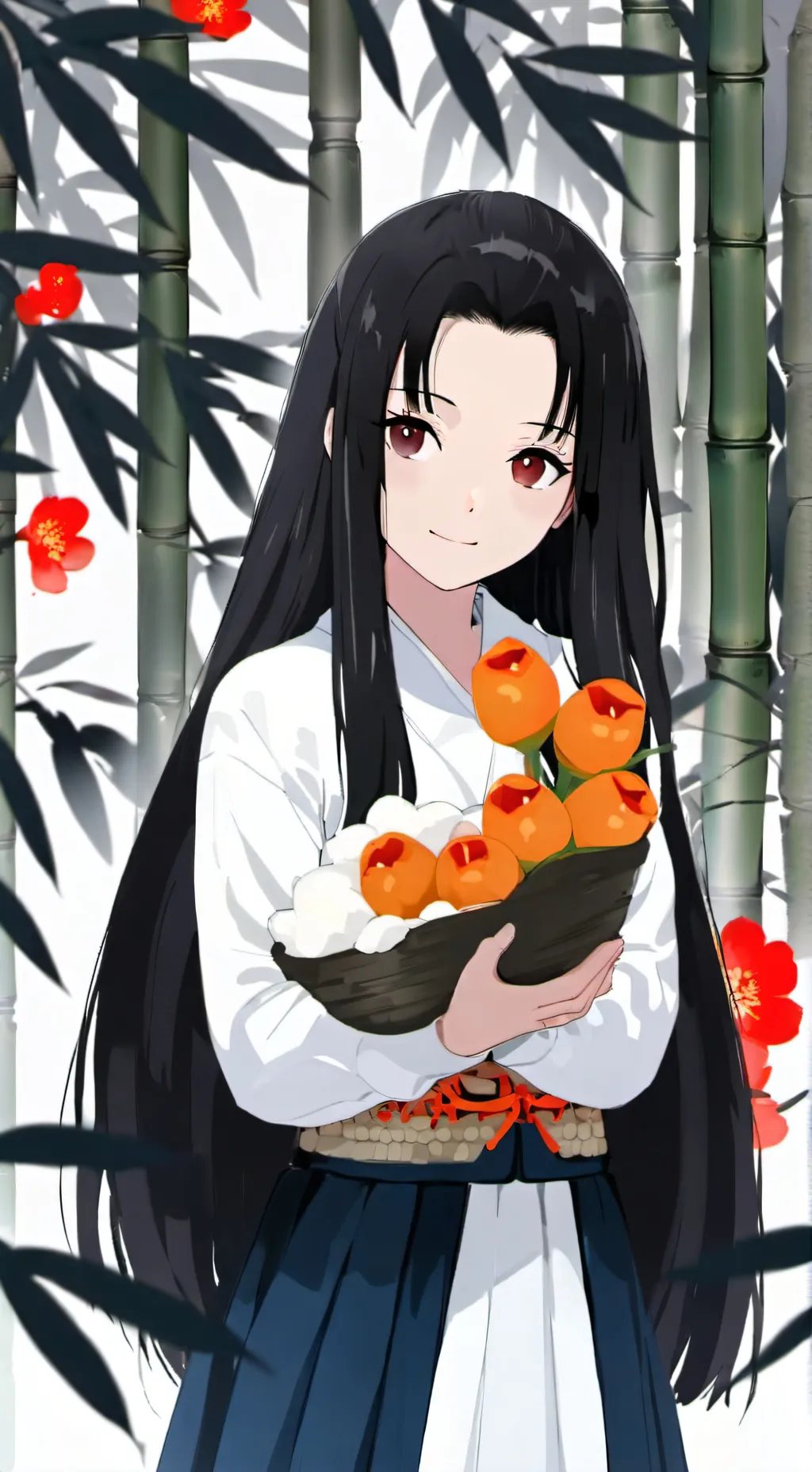 ai character: Nezuko background