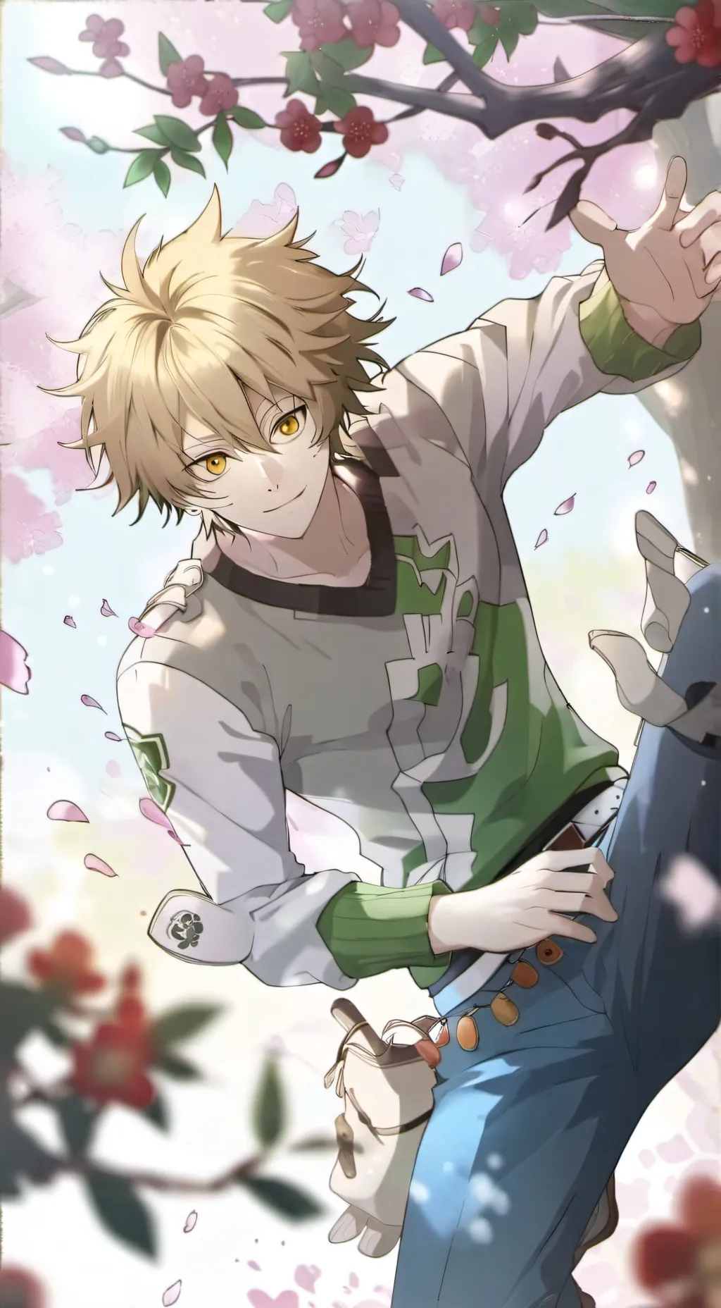 ai character: Bakugo  background