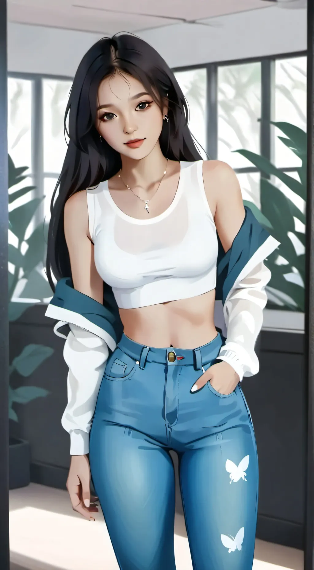 ai character: milina background