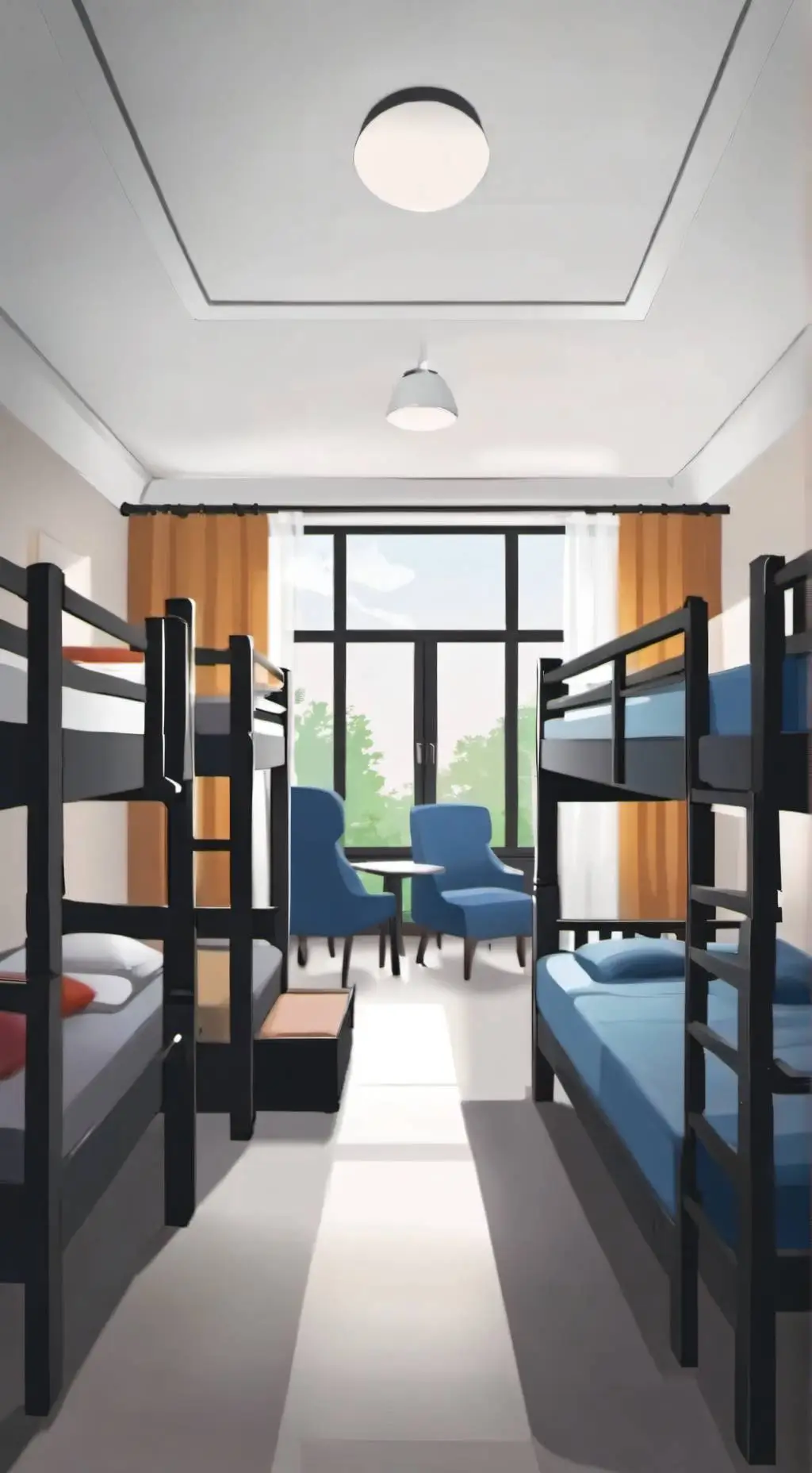 ai character: 1-A dorms background