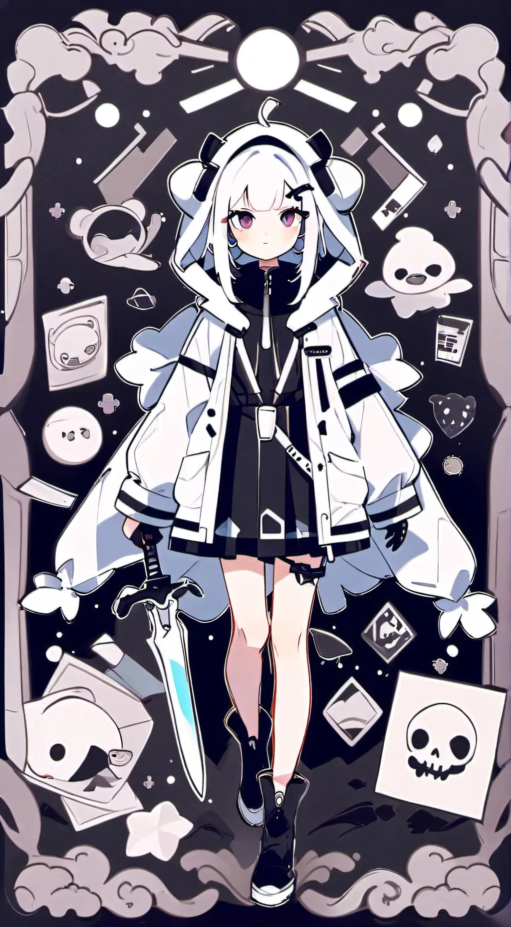 ai character: HH SQUID GAME!  background