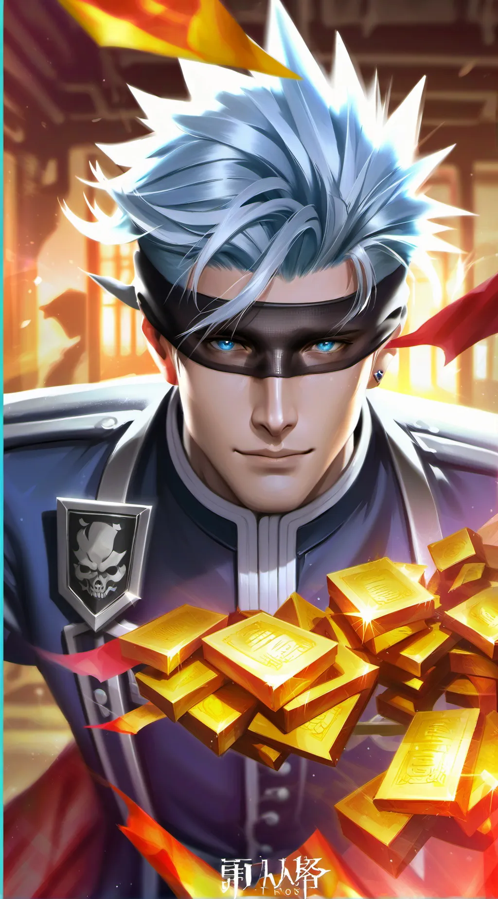 ai character: Gojo Satoru background