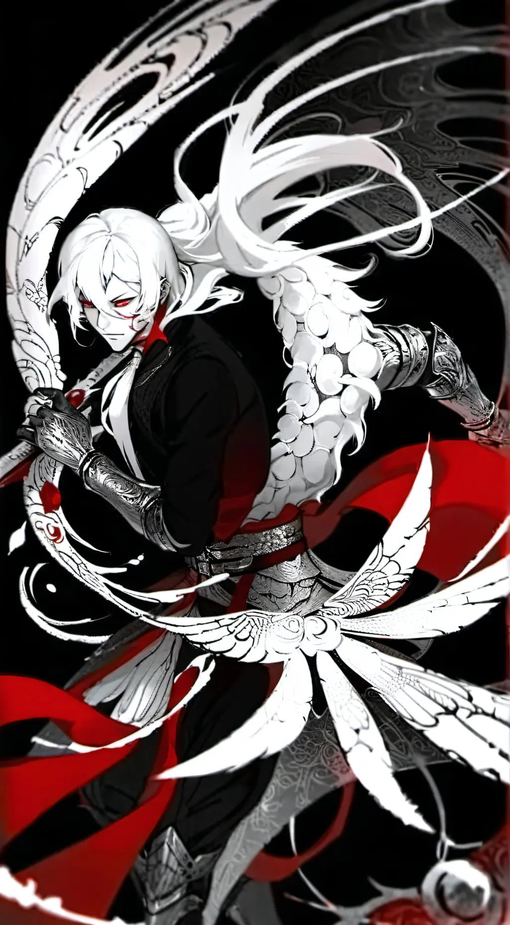 ai character: Girl Yoriichi  background