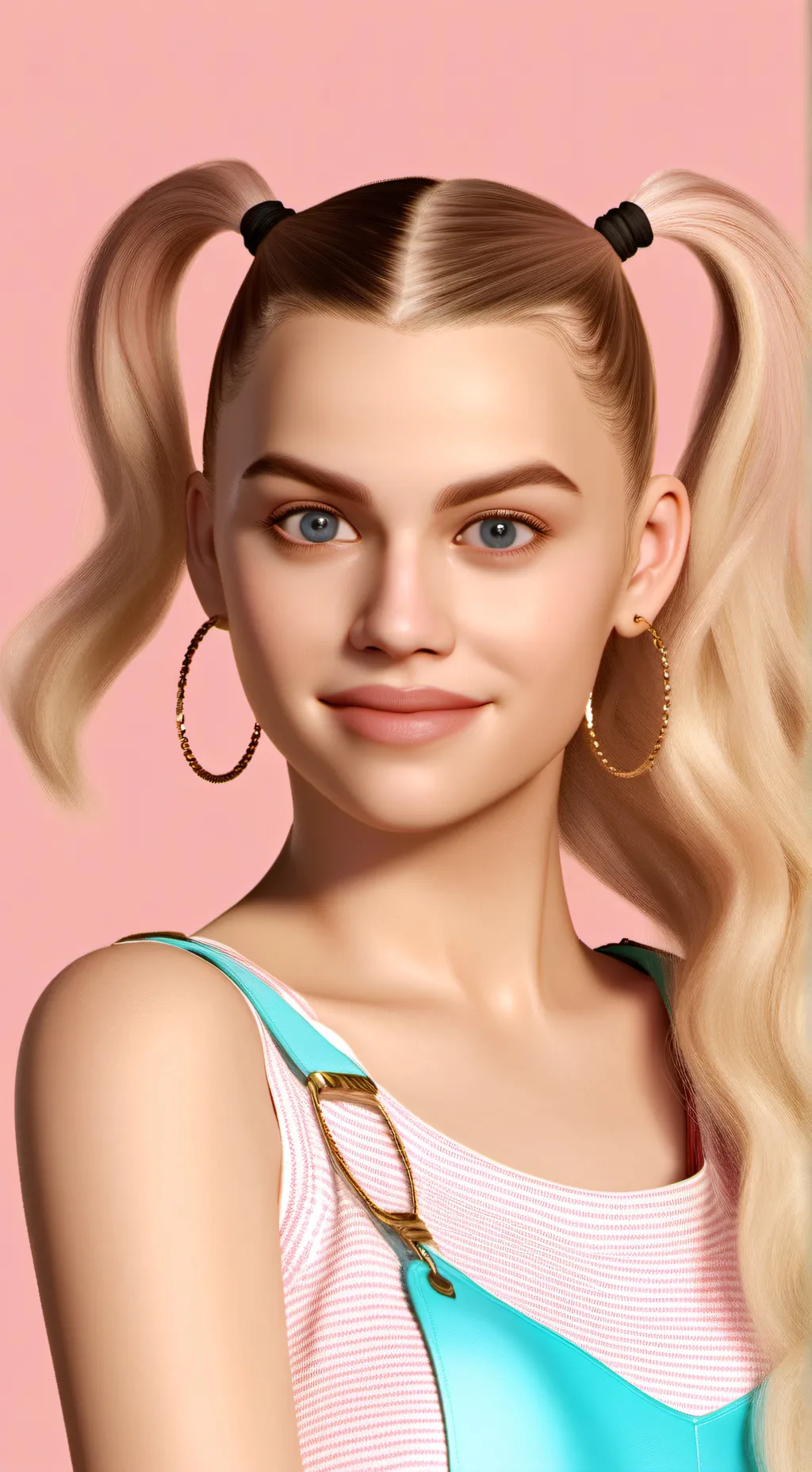 ai character: Fake jojo siwa background